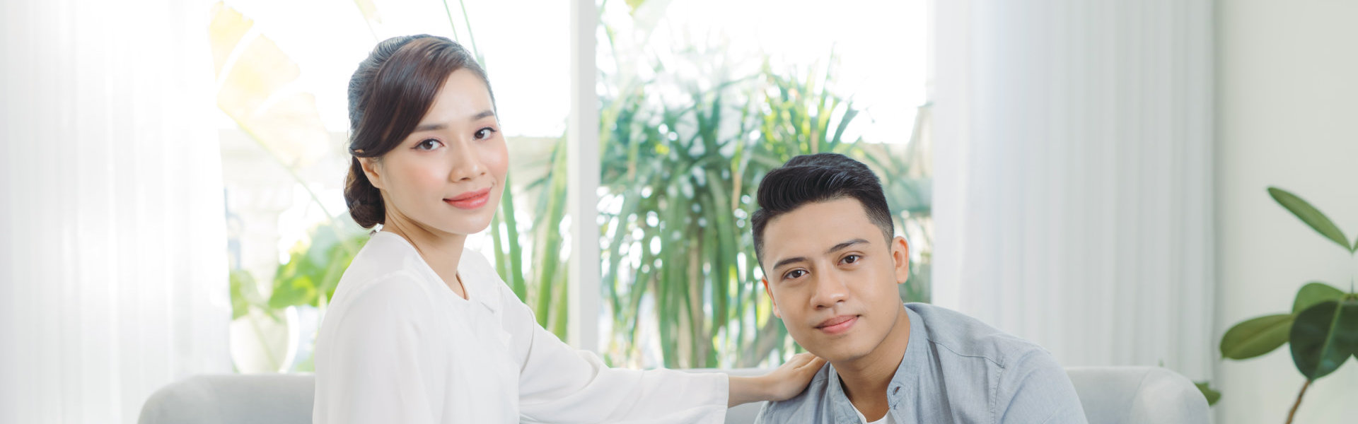 therapist with her patient smiling